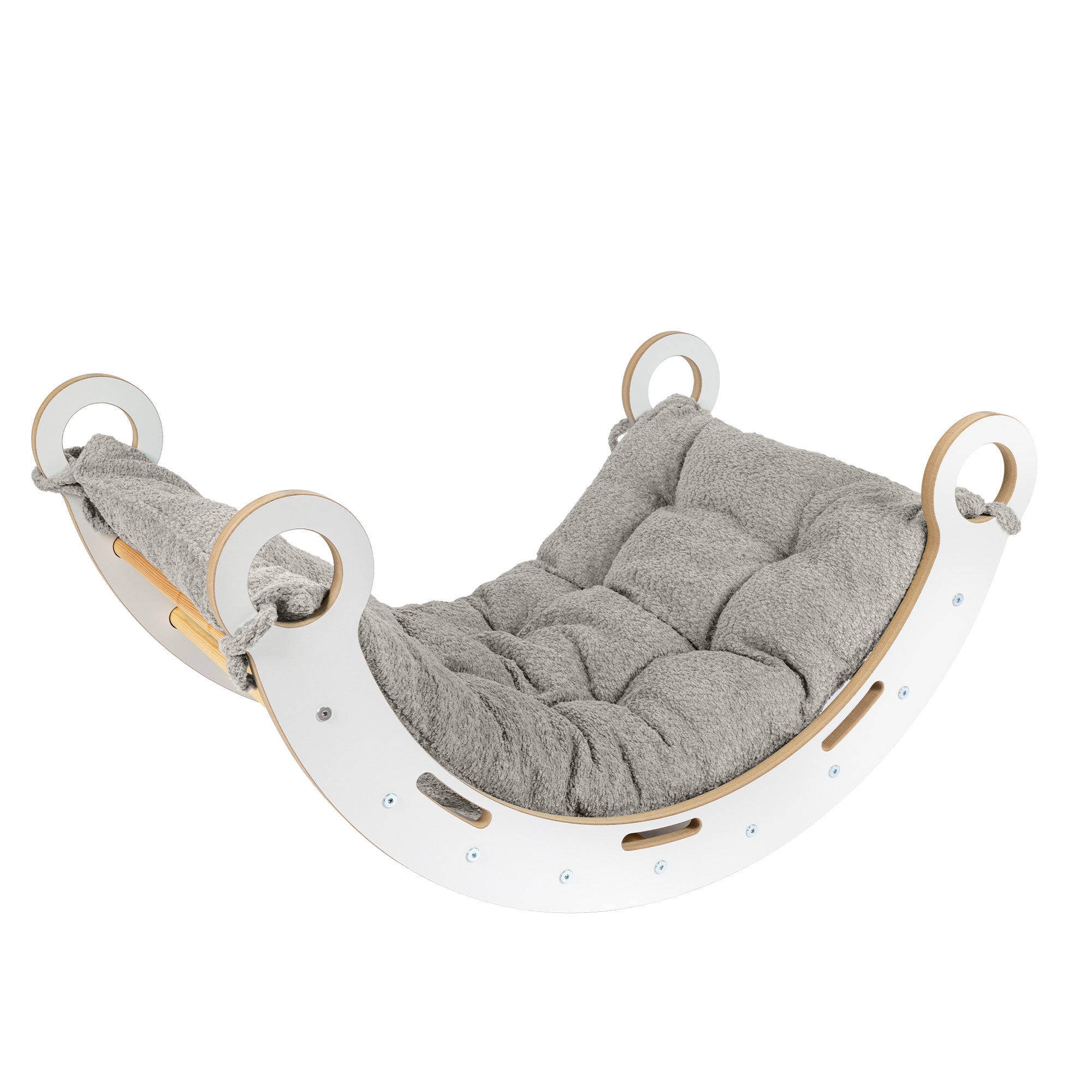 meowbaby-arche-d-escalade-et-d-veil-snug-blanc-avec-coussin-boucl image 8
