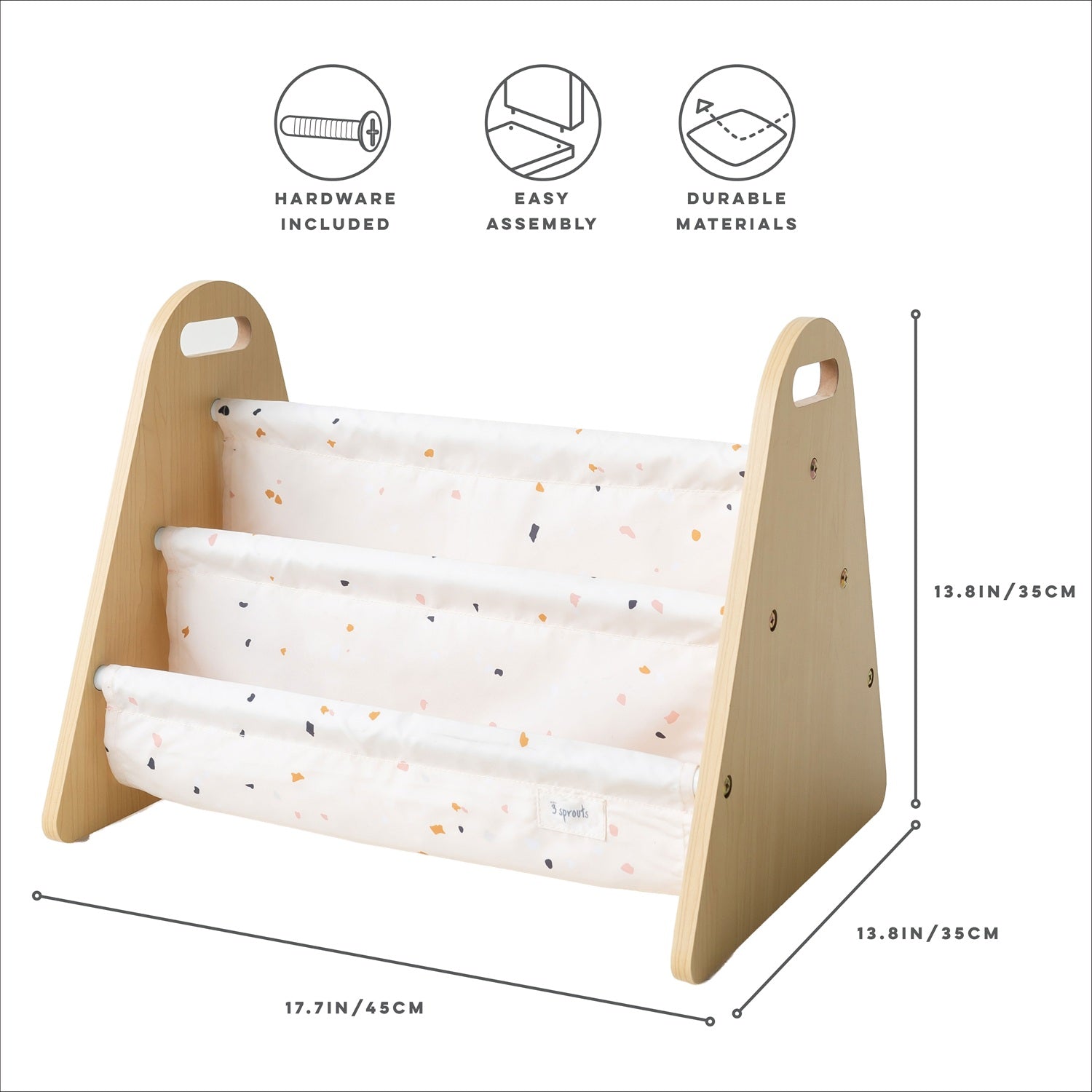 3-sprouts-biblioth-que-portable-double-face-terrazzo-cr-me image 6