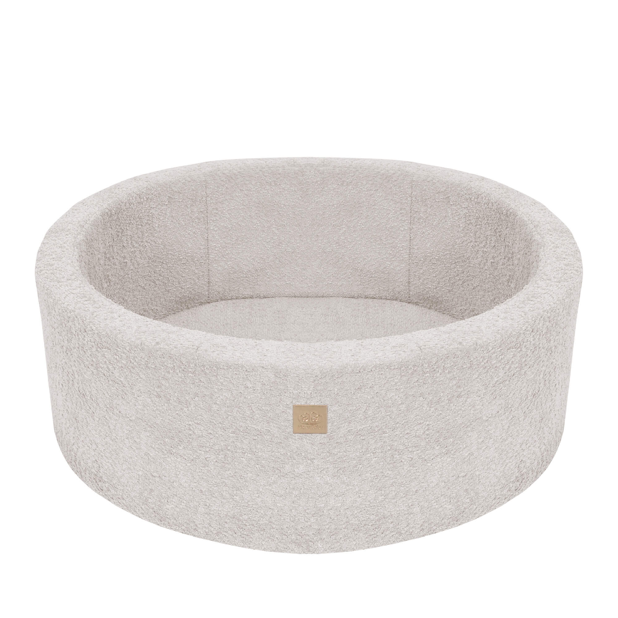 meowbaby-piscine-balles-ronde-90x30-cm-boucl-champagne-200-balles image 6