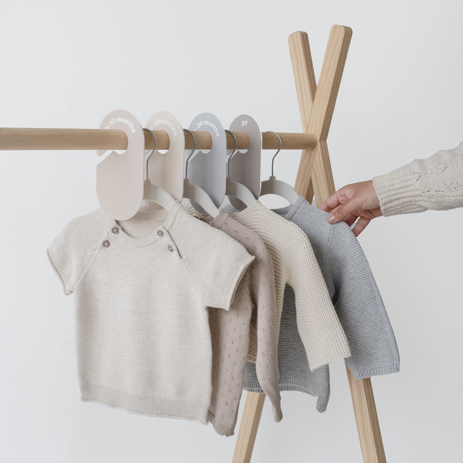 3-sprouts-s-parateurs-d-armoire-b-b-beige-et-gris-naissance-24-mois image 2