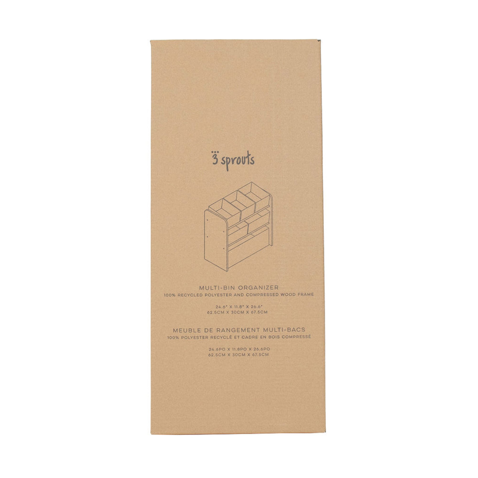 3-sprouts-organisateur-jouets-multi-bacs-gris-tissu-recycl-6-bacs image 5