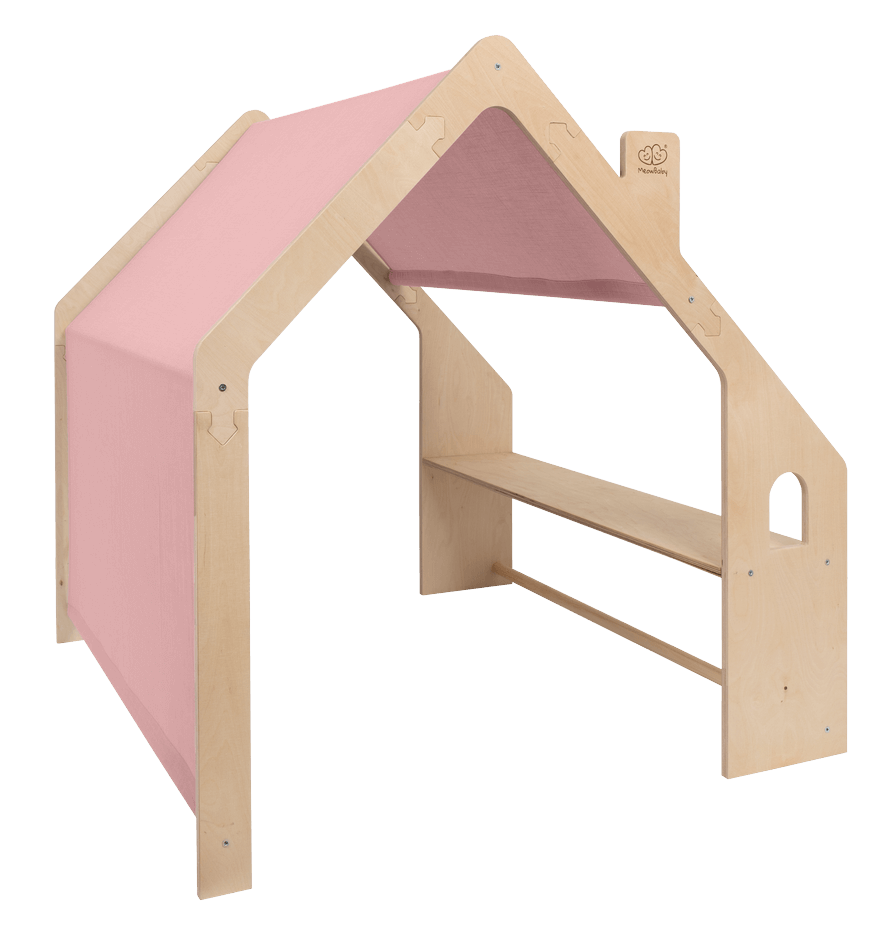 meowbaby-cabane-en-bois-d-int-rieur-maison-de-jeu-avec-toit-tissu image 8