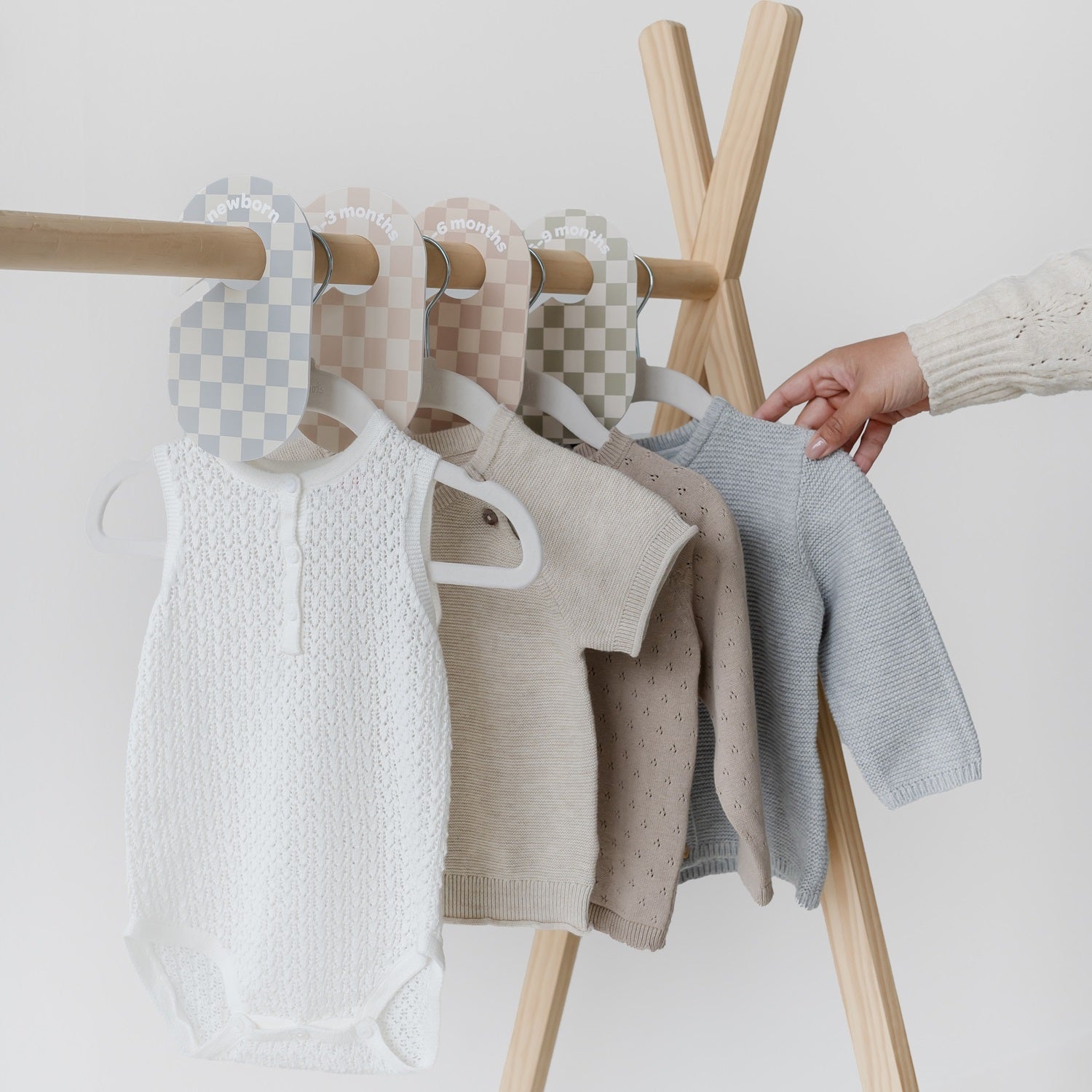 3-sprouts-s-parateurs-penderie-b-b-damier-0-24-mois image 2