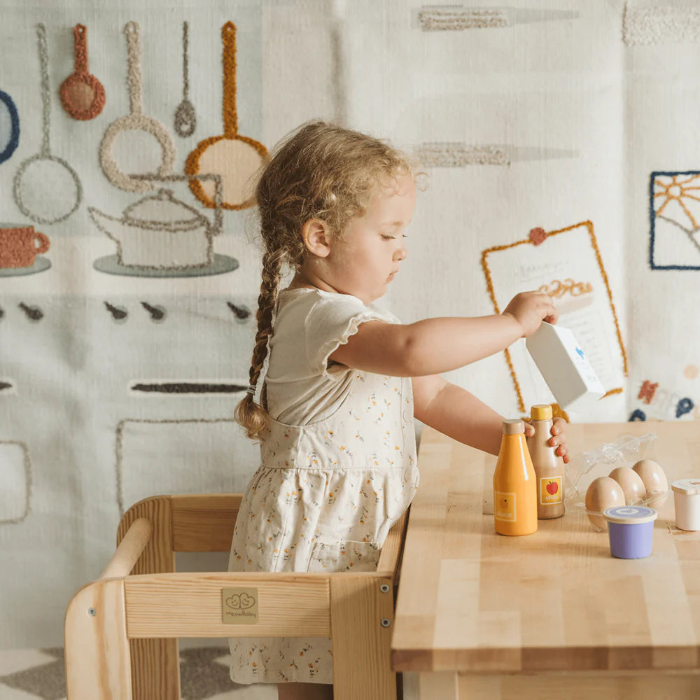 meowbaby-tour-d-observation-montessori-ajustable-3-hauteurs-avec-ou-sans-tableau image 8