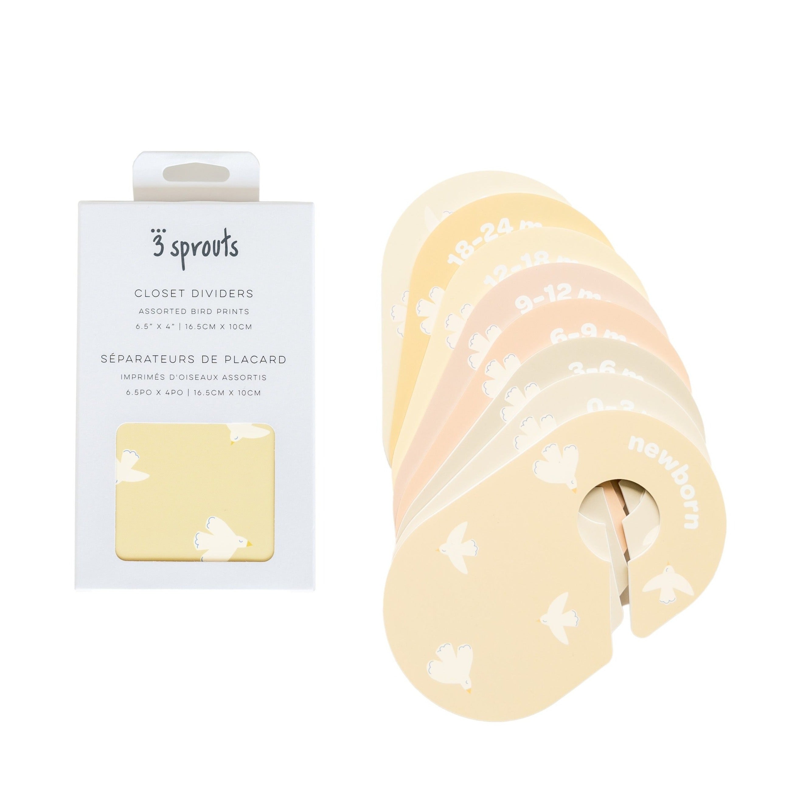 3-sprouts-s-parateurs-penderie-b-b-oiseau-0-24-mois image 1