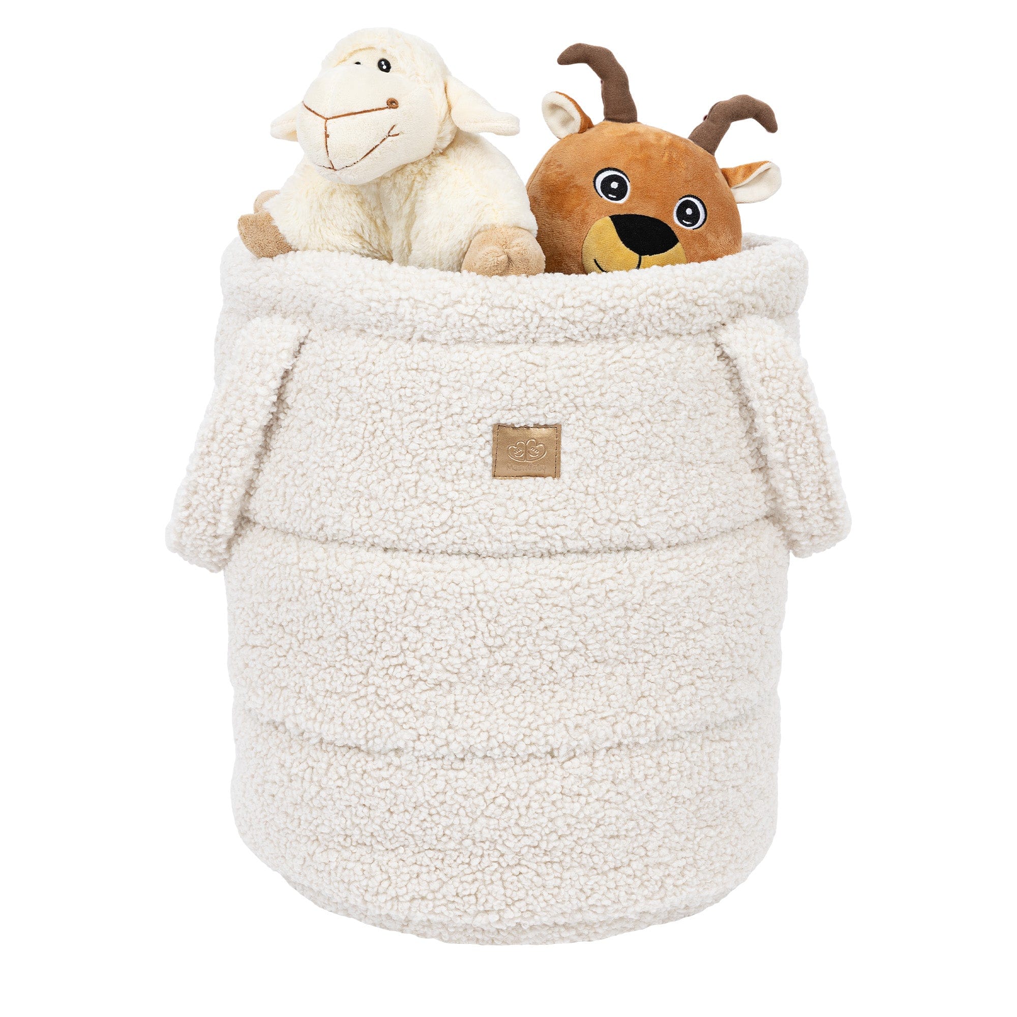 meowbaby-bearly-panier-de-rangement-50cm-en-peluche image 2