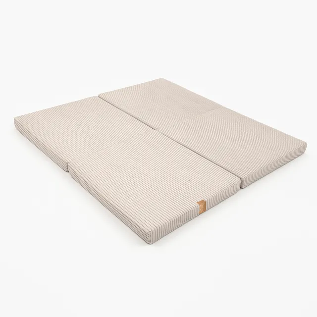 meowbaby-tapis-de-jeu-pais-carr-velours-corduroy-aesthetic image 1