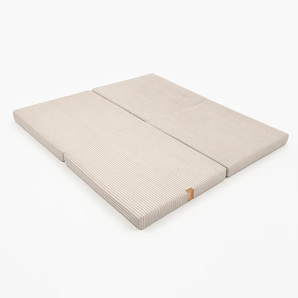 meowbaby-tapis-de-jeu-pais-carr-velours-corduroy-aesthetic image 1