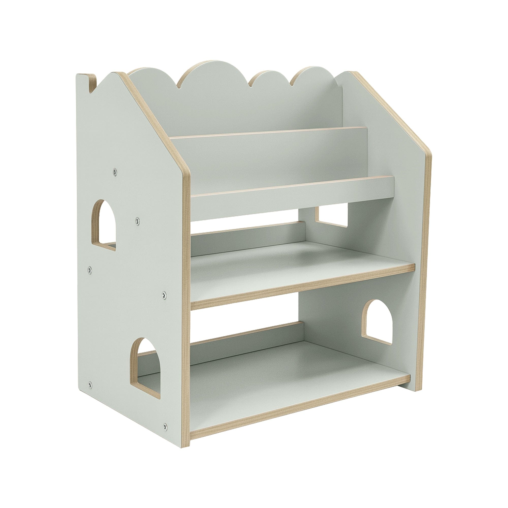 meowbaby-cloudy-biblioth-que-montessori-avec-tag-re-en-bois image 3