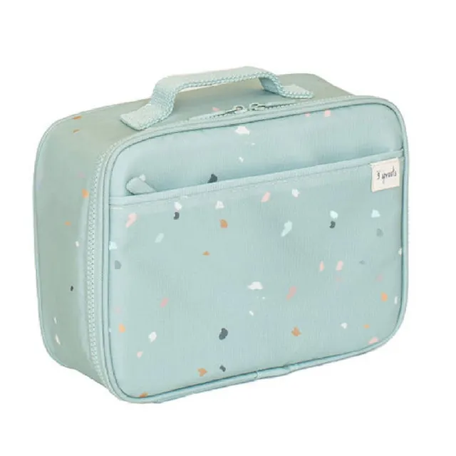 3-sprouts-sac-lunch-isotherme-enfant-terrazzo-green-en-tissu-recycl image 1