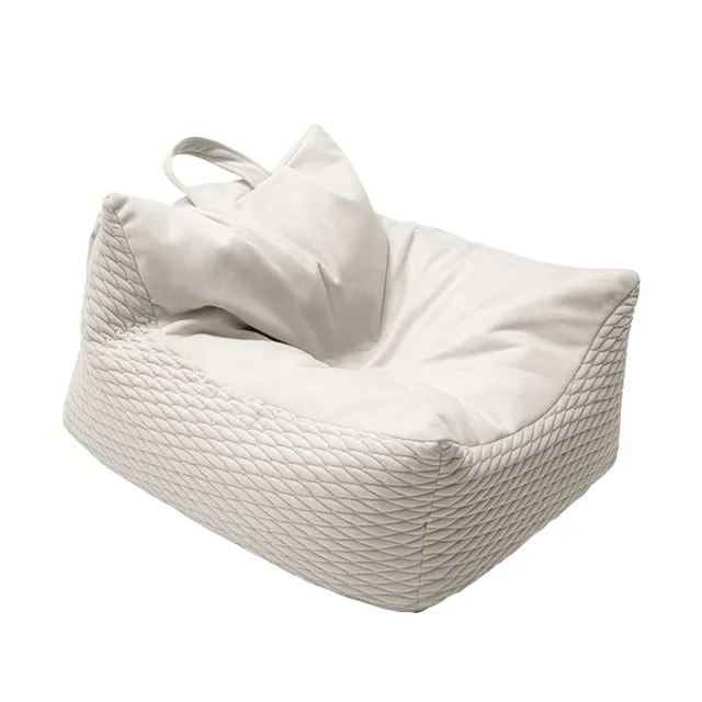 meowbaby-pouf-carr-dune-en-chenille-textur-e image 1