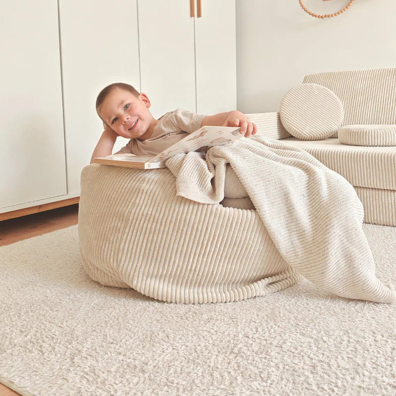 meowbaby-floreo-pouf-fleur-velours-corduroy-aesthetic image 2