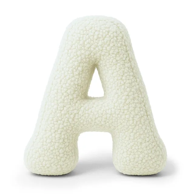meowbaby-grand-coussin-alphabet-peluche-bearly-cr-me-lettre-au-choix image 1