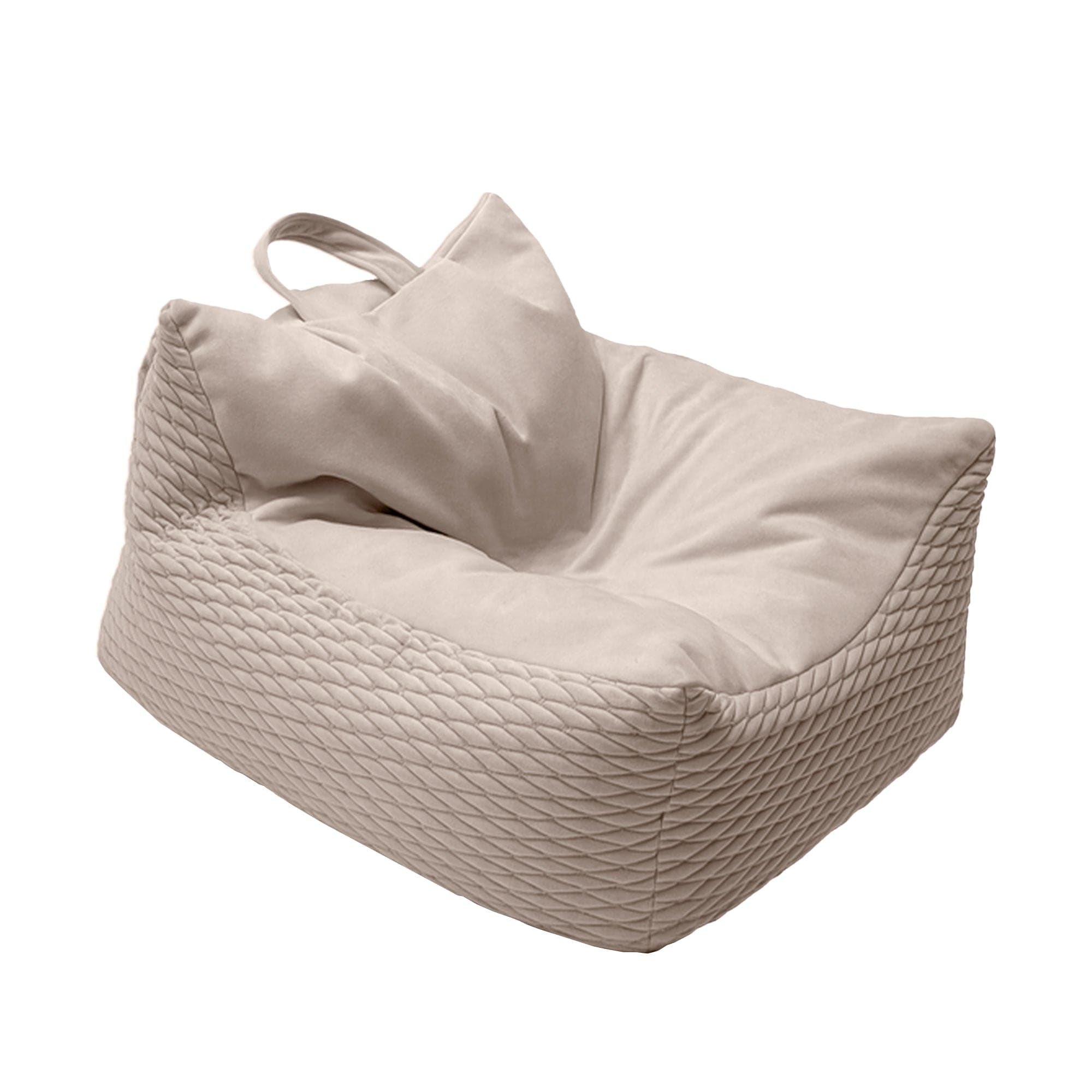 meowbaby-pouf-carr-dune-en-chenille-textur-e image 2