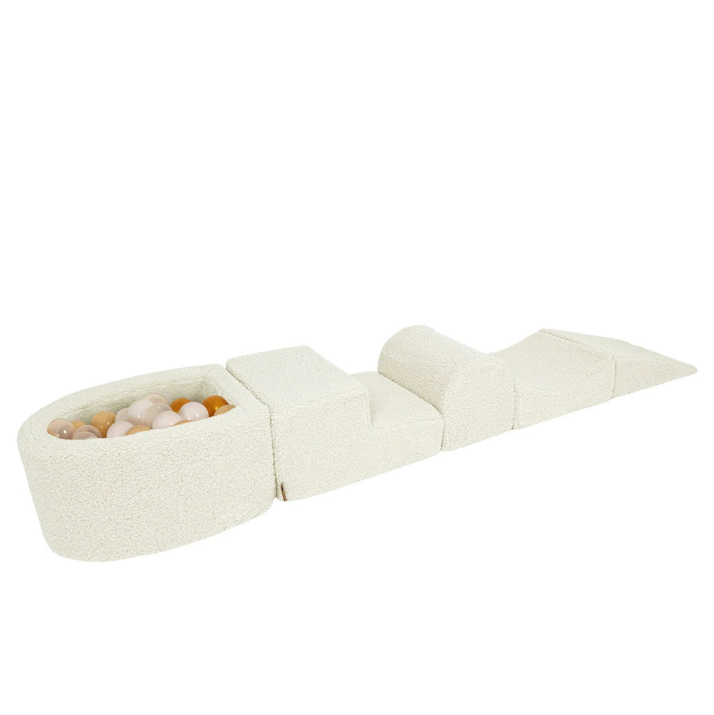 meowbattery-parcours-de-motricit-5-modules-piscine-balles-peluche-bearly-cr-me image 1