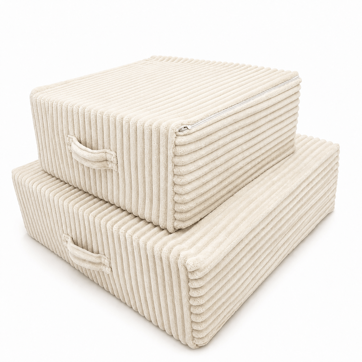 meowbaby-trampoline-d-int-rieur-churros-velours-c-tel-2-tailles image 4