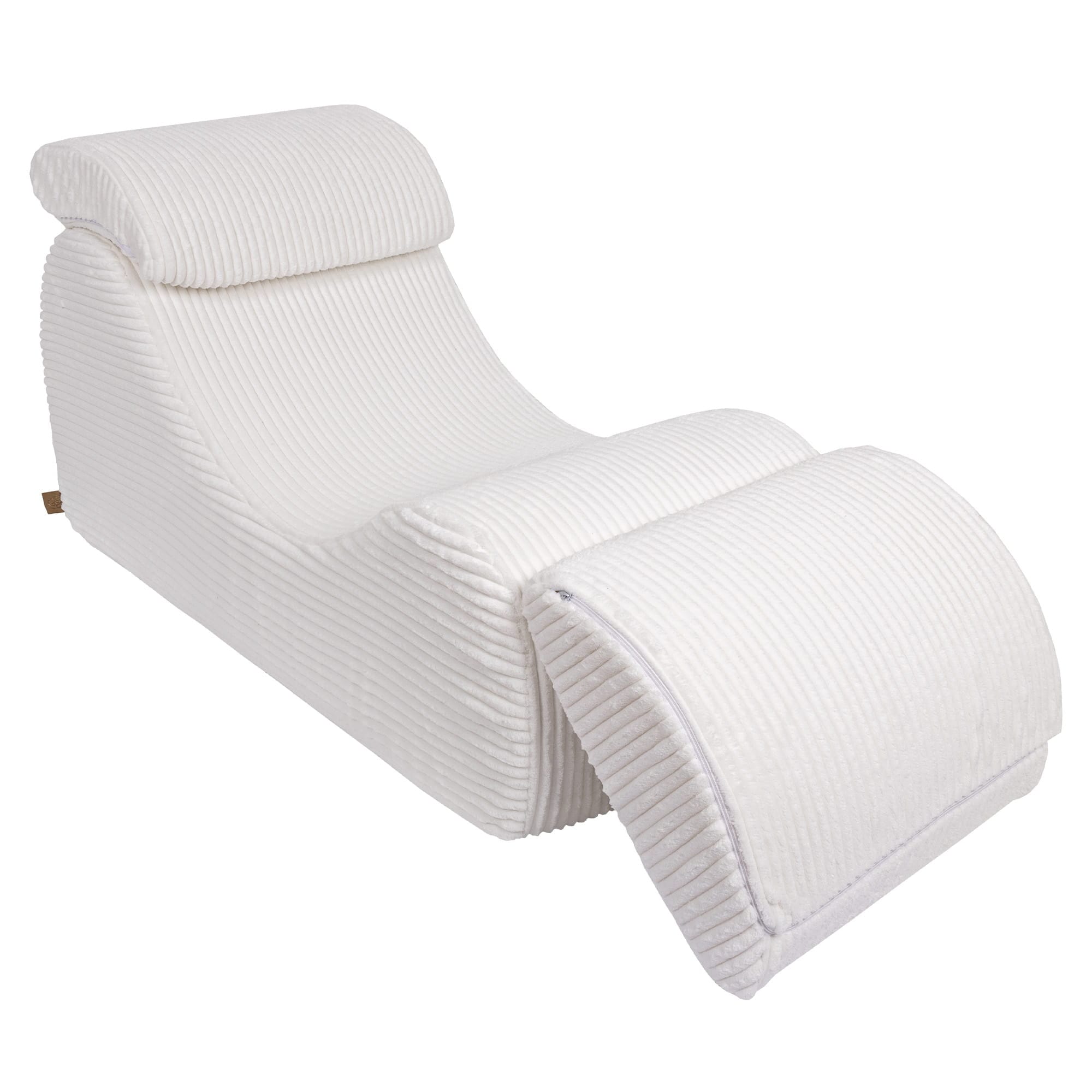 meowbaby-churros-fauteuil-lounge-vague-blanc image 7