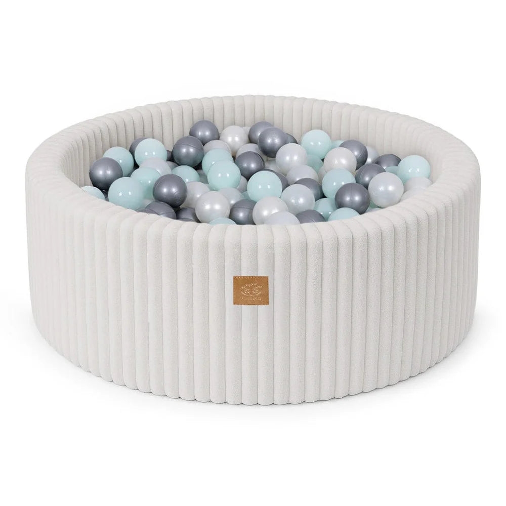 meowbaby-churros-piscine-balles-ronde-90x30-cm-cr-me-200-balles image 6