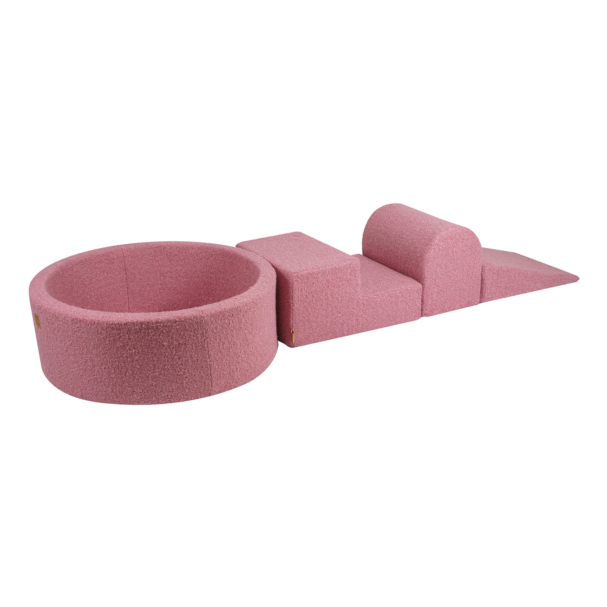 meowbaby-parcours-3-pi-ces-piscine-balles-90x30-bouclette-rose-200-balles image 6