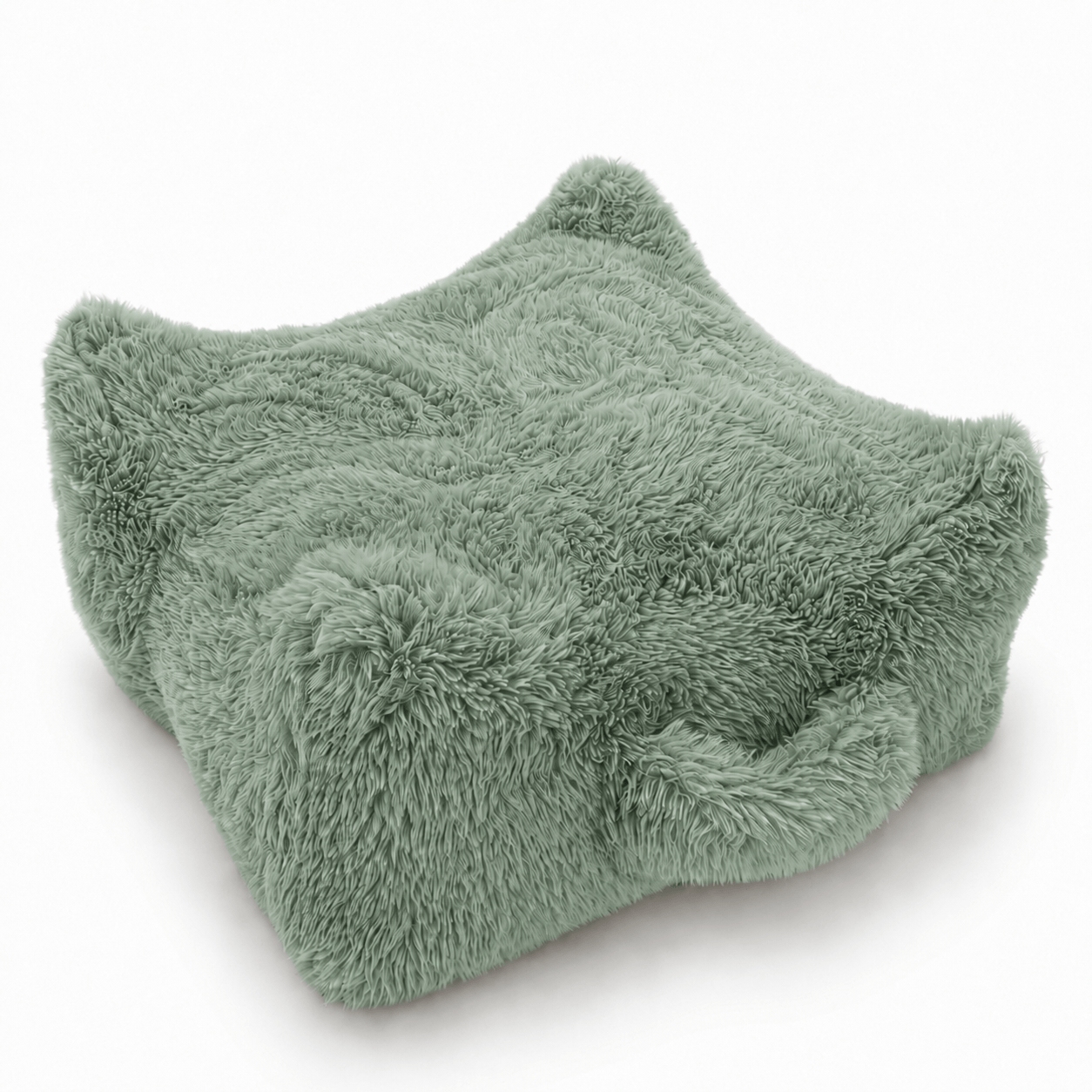 meowbaby-coussin-de-sol-carr-mammouth-fausse-fourrure image 1