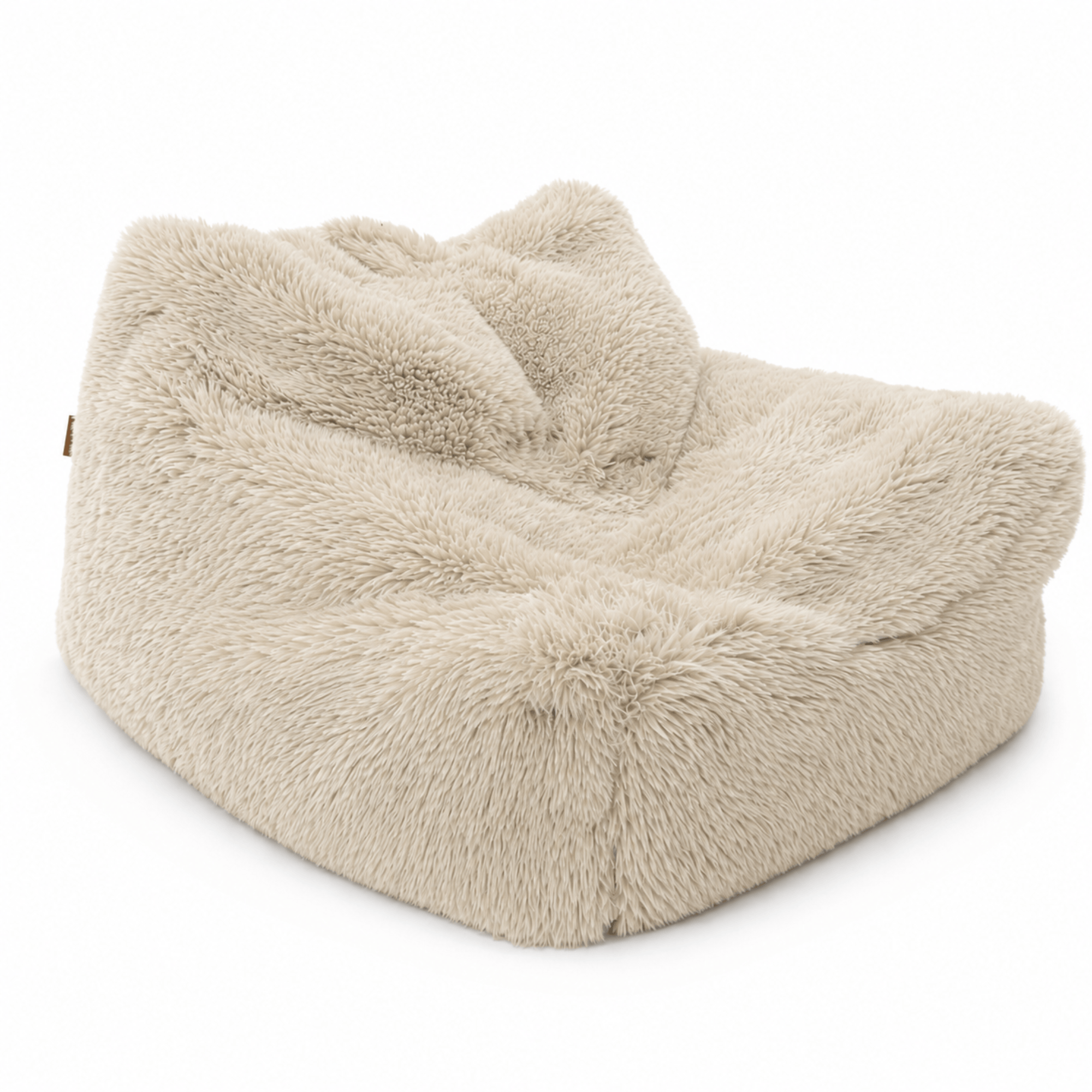 meowbaby-pouf-carr-mammouth-fausse-fourrure image 1