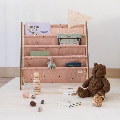 3-sprouts-terrazzo-clay-porte-livres-biblioth-que-en-tissu-recycl image 4