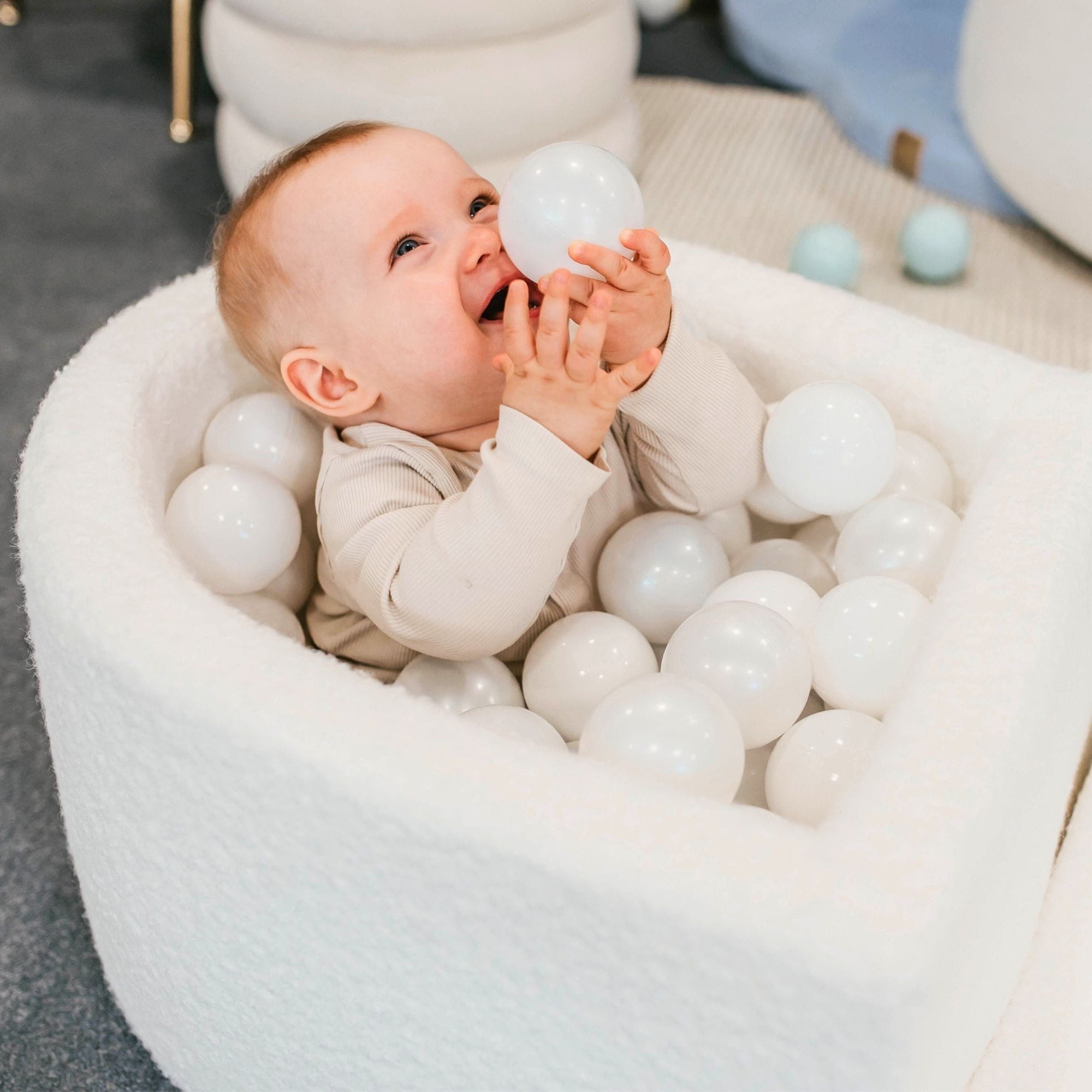 meowbaby-parcours-de-motricit-5-modules-petite-piscine-balles-bouclette-rose-bal image 3
