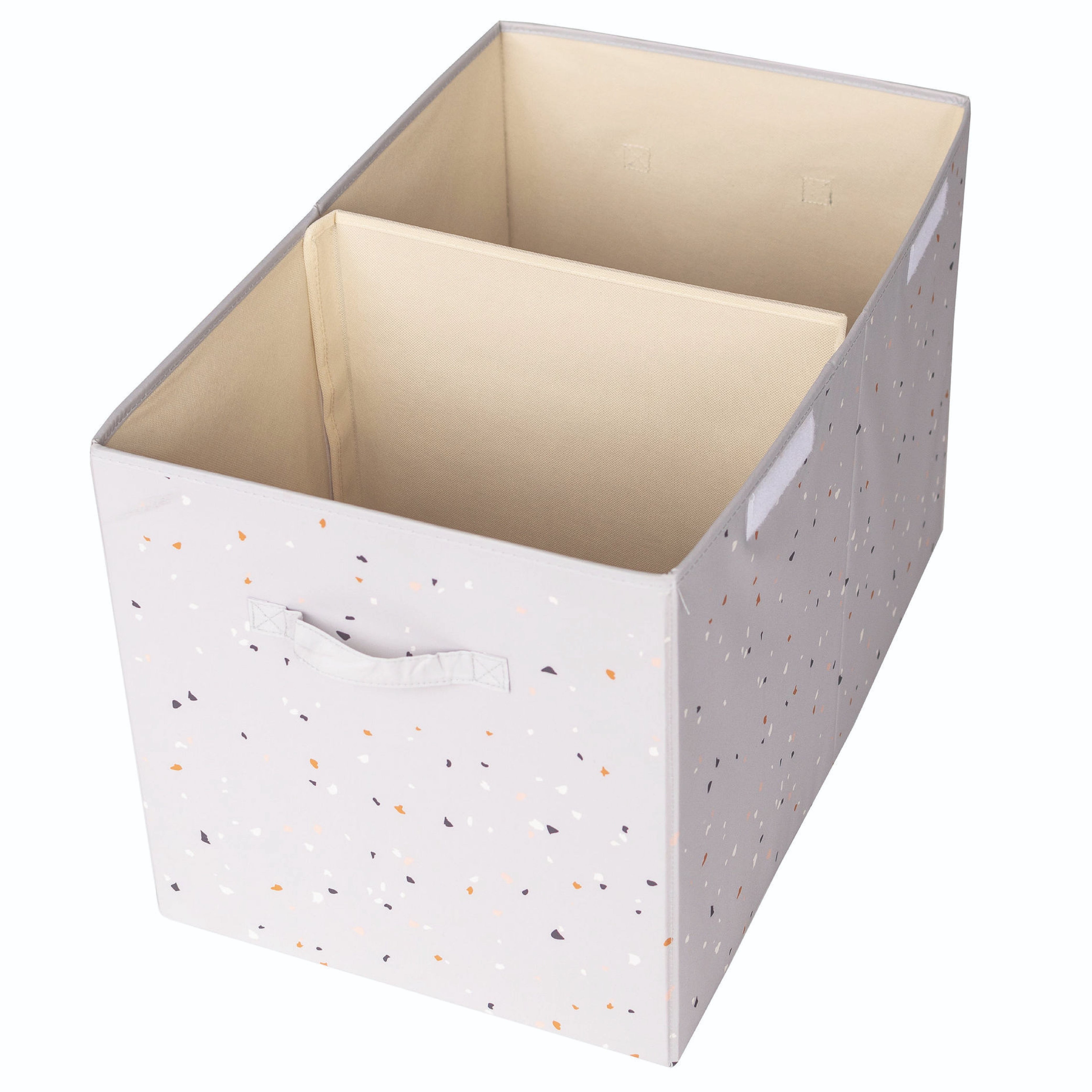 3-sprouts-coffre-de-rangement-pliable-terrazzo-gris-recycl image 4