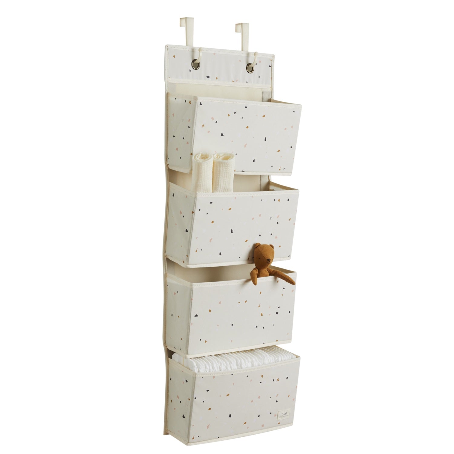 3-sprouts-organisateur-de-porte-terrazzo-cream-4-poches image 1