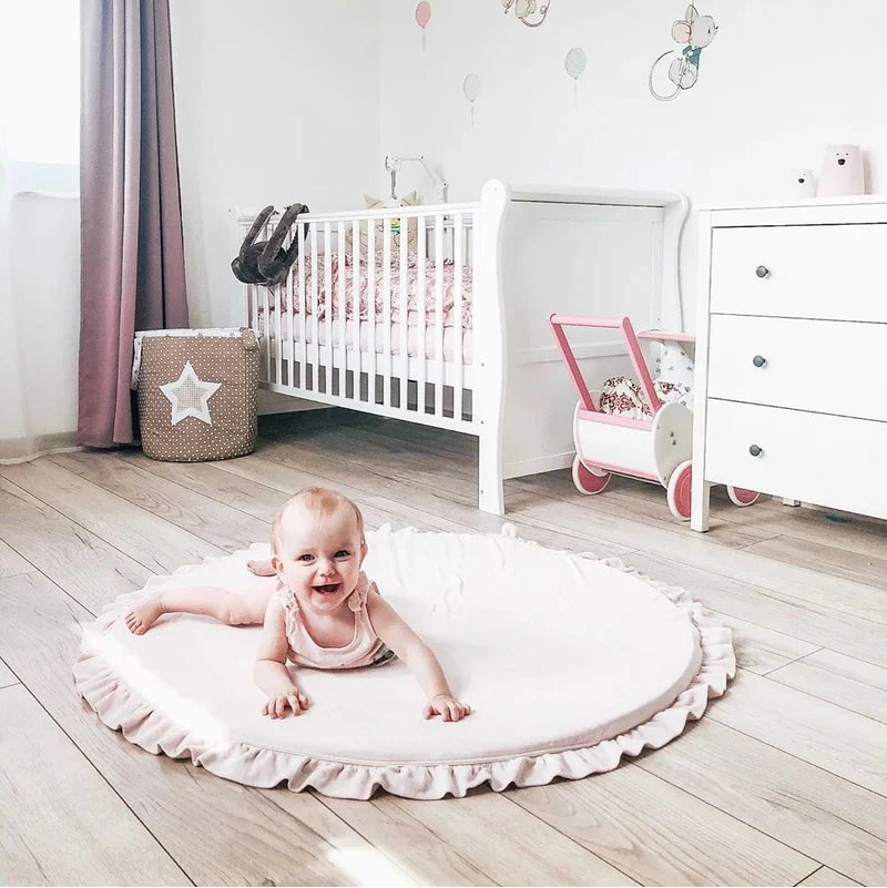 meowbaby-velvet-tapis-de-jeu-et-d-veil-pais-rond-en-velours image 7