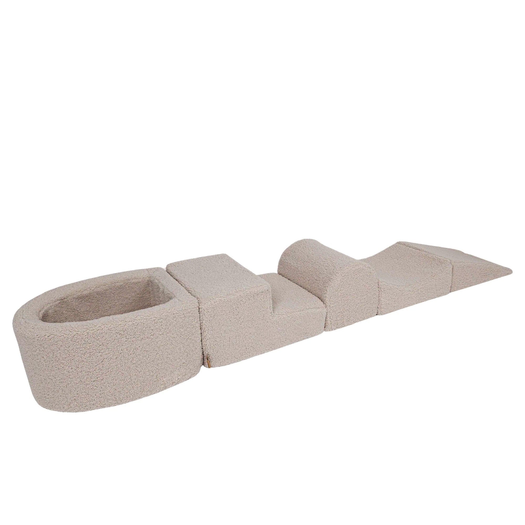 meowbaby-parcours-motricit-5-modules-petite-piscine-balles-bearly-taupe image 6