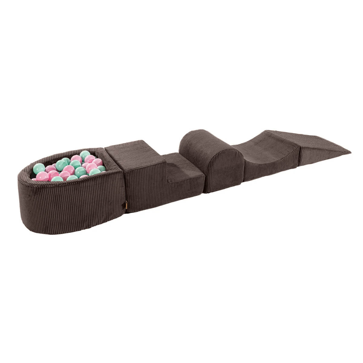 meowbaby-aesthetic-parcours-de-motricit-5-l-ments-avec-petite-piscine-balles-cor image 4
