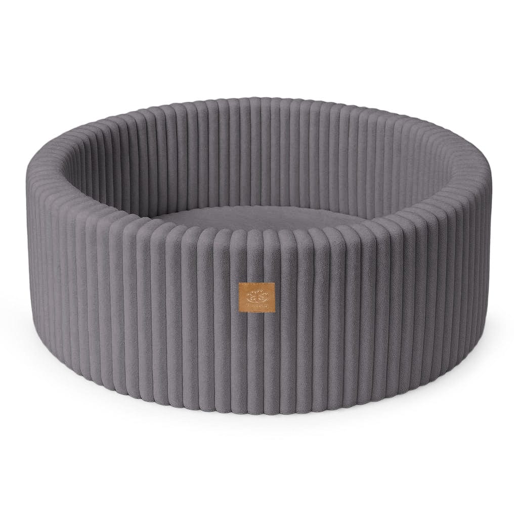 meowbaby-piscine-balles-ronde-90x30-cm-churros-anthracite-200-balles image 7