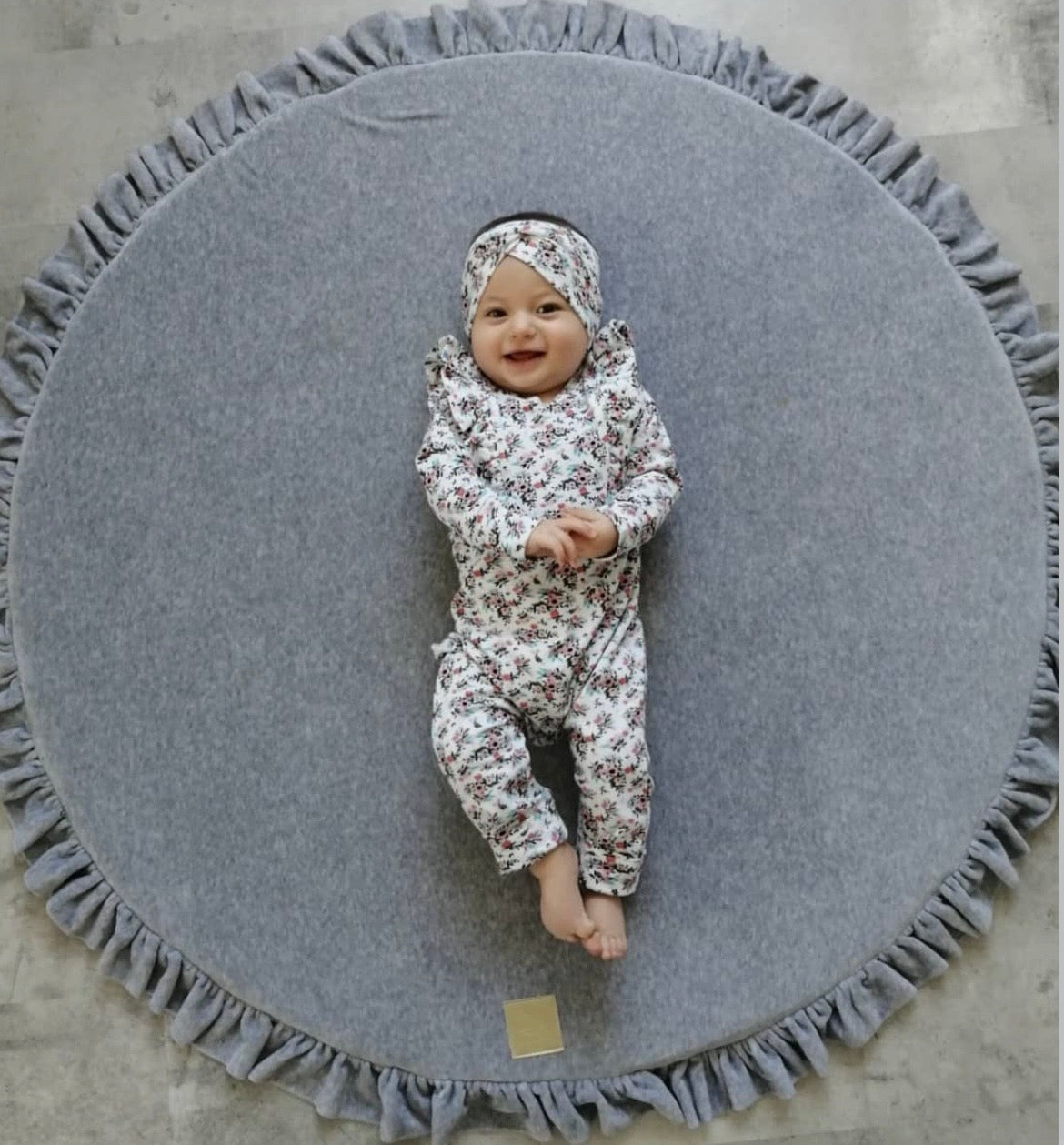 meowbaby-velvet-tapis-de-jeu-et-d-veil-pais-rond-en-velours image 3