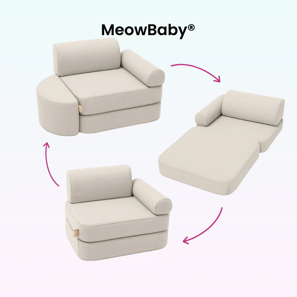 meowbaby-fauteuil-modulable-pocket-outzy-60cm-4-pi-ces-toile-d-perlante-uv image 3