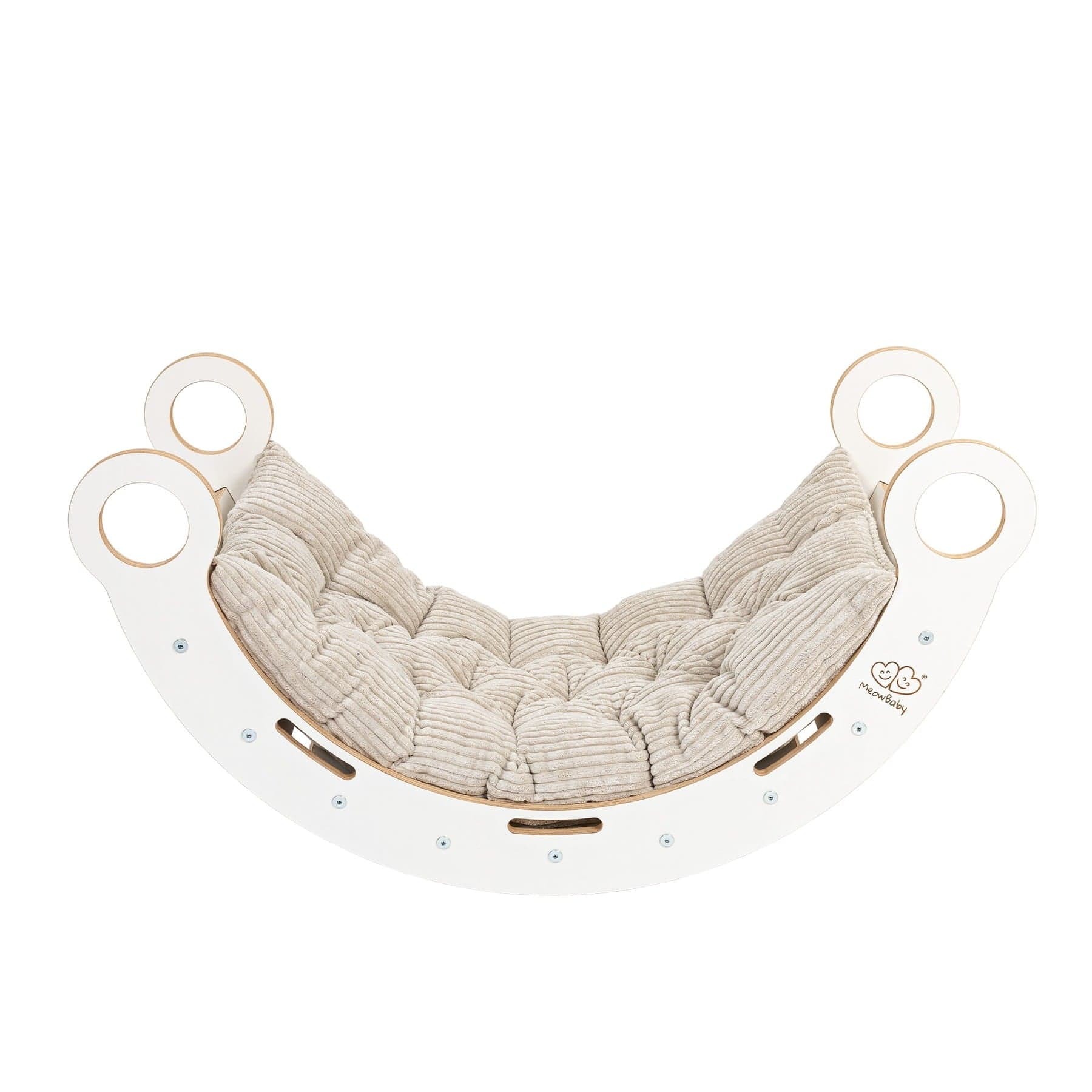 meowbaby-dream-arche-d-quilibre-rocker-blanc-avec-option-coussin image 6