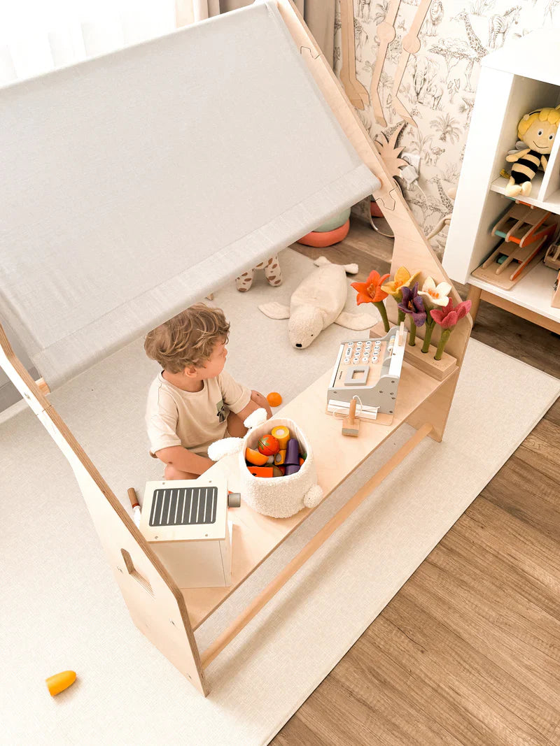 meowbaby-cabane-en-bois-d-int-rieur-maison-de-jeu-avec-toit-tissu image 5