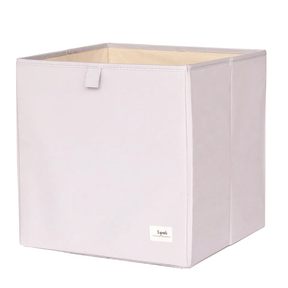 3-sprouts-bo-te-de-rangement-tissu-recycl-grise image 1