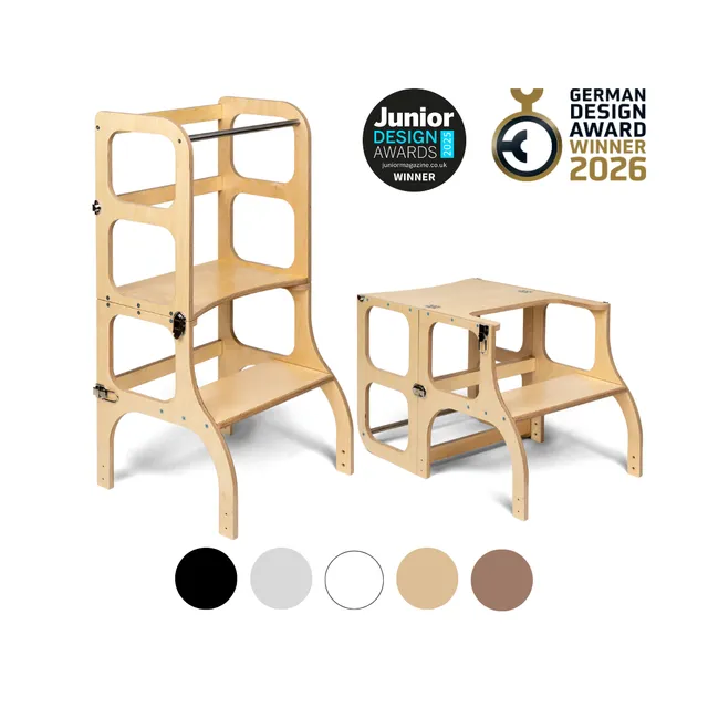 ette-tete-step-n-sit-tour-d-apprentissage-table-convertible-2-en-1 image 1