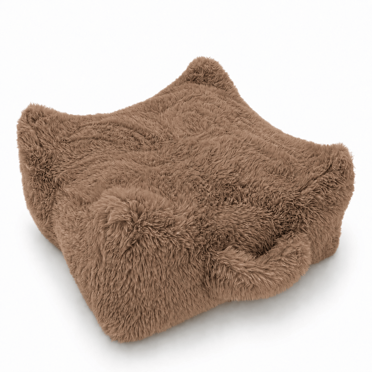 meowbaby-coussin-de-sol-carr-mammouth-fausse-fourrure image 4