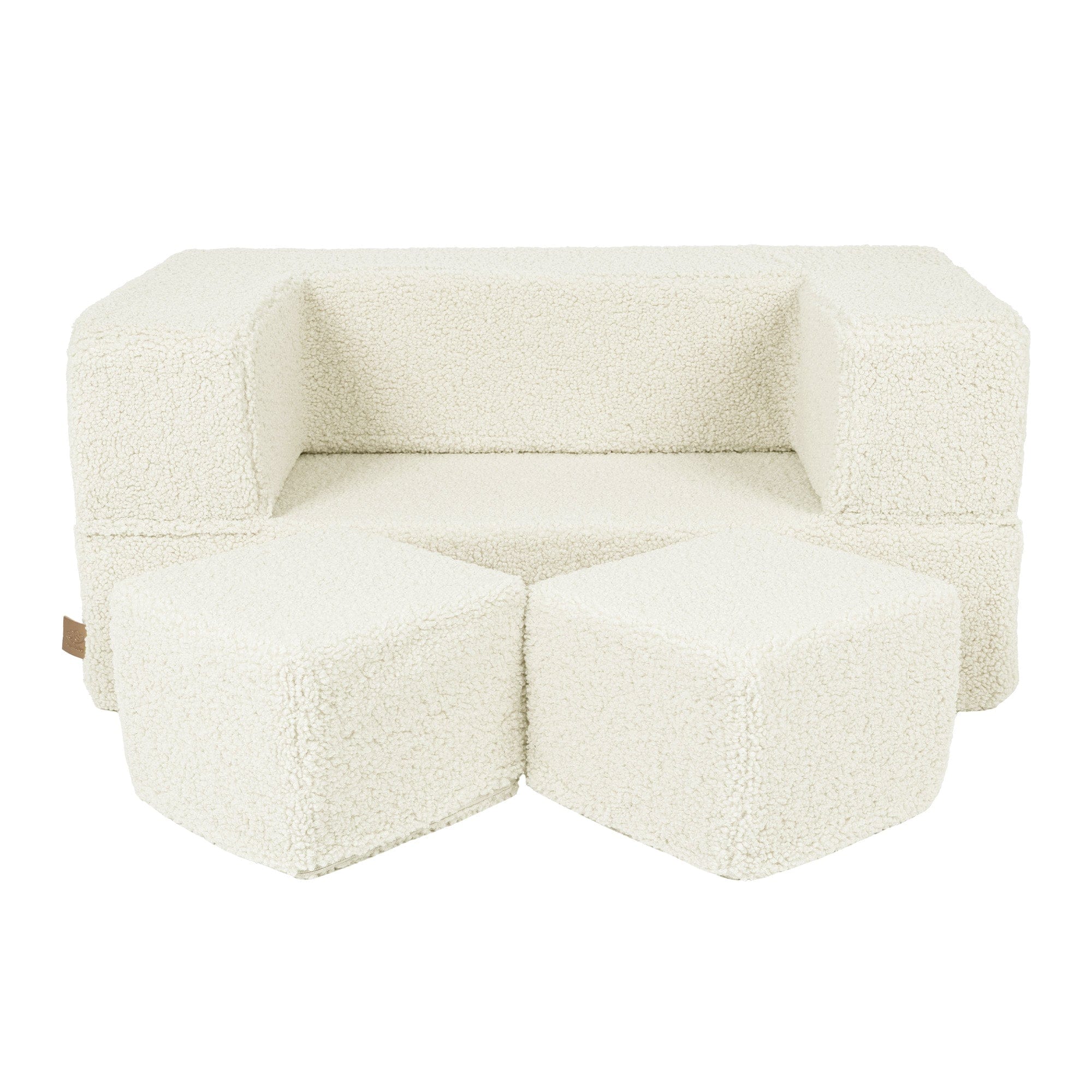 meowbaby-canap-de-jeu-modulable-cube-96cm-bearly-peluche-4-pi-ces image 1