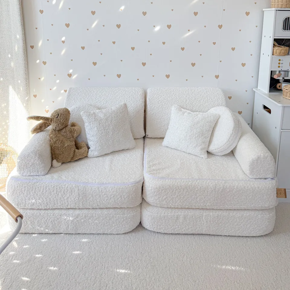 meowbaby-canap-de-jeu-modulable-pocket-120cm-boucl-textur-10-pi-ces image 1