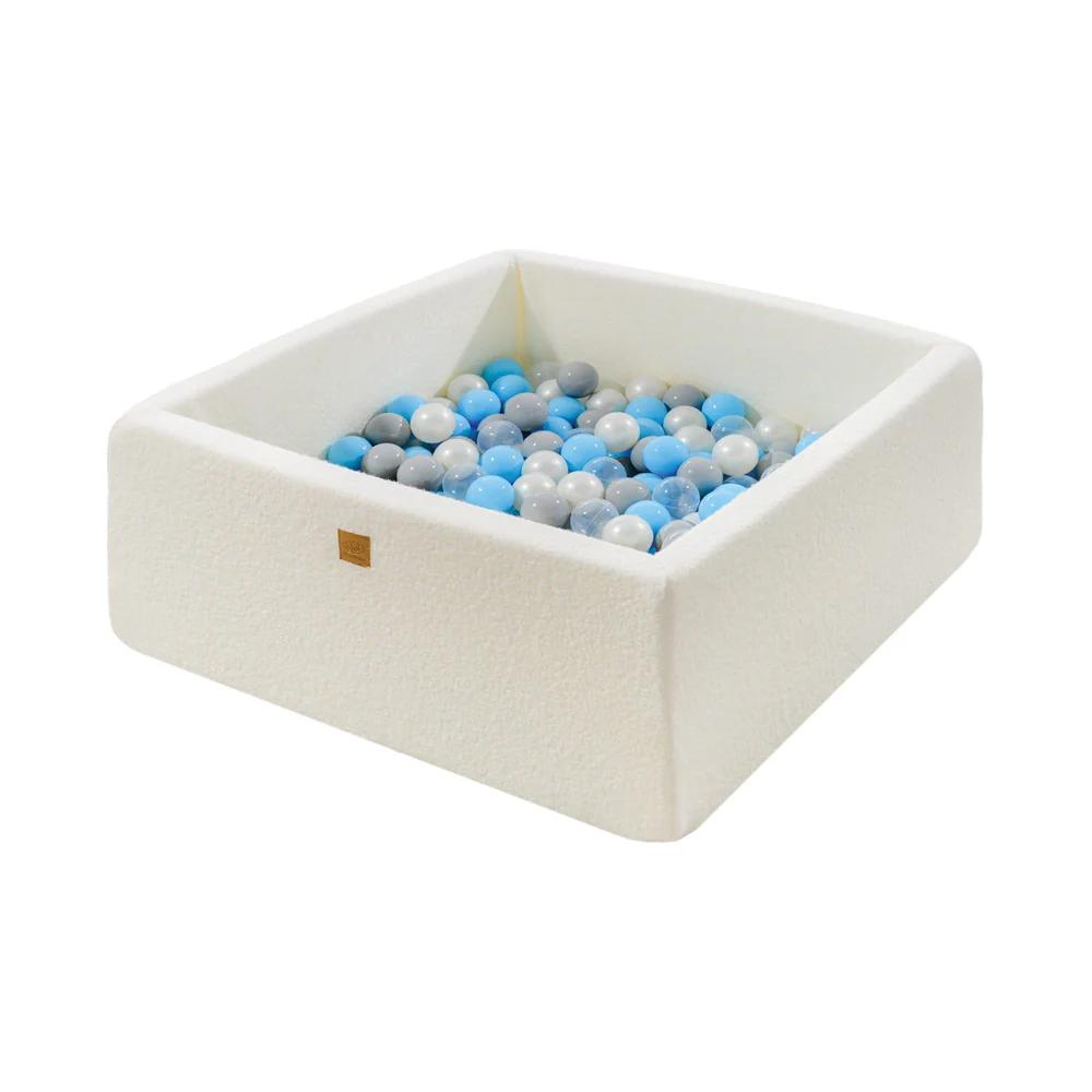 meowbaby-piscine-balles-carr-e-90x90-cm-bouclette-blanc-300-balles image 4