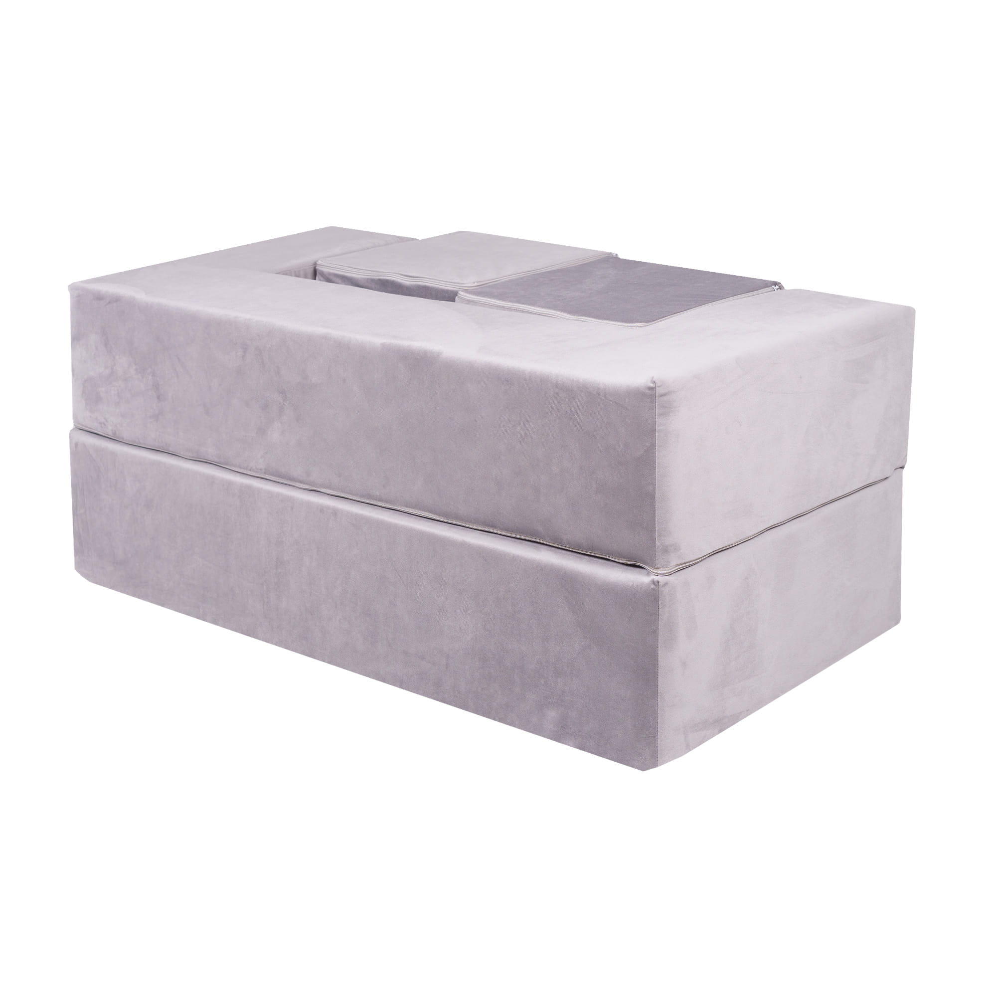 meowbaby-canap-de-jeu-modulable-cube-96-cm-velours-4-pi-ces image 6