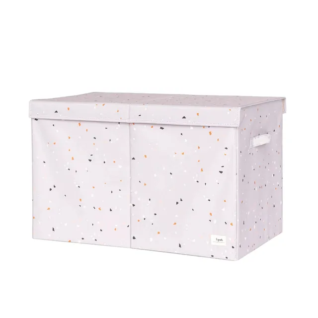 3-sprouts-coffre-de-rangement-pliable-terrazzo-gris-recycl image 1