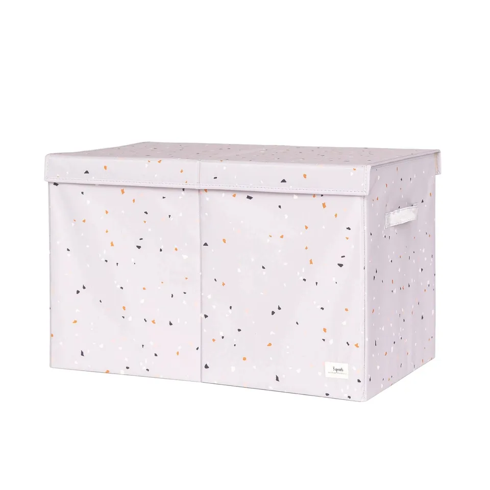 3-sprouts-coffre-de-rangement-pliable-terrazzo-gris-recycl image 1
