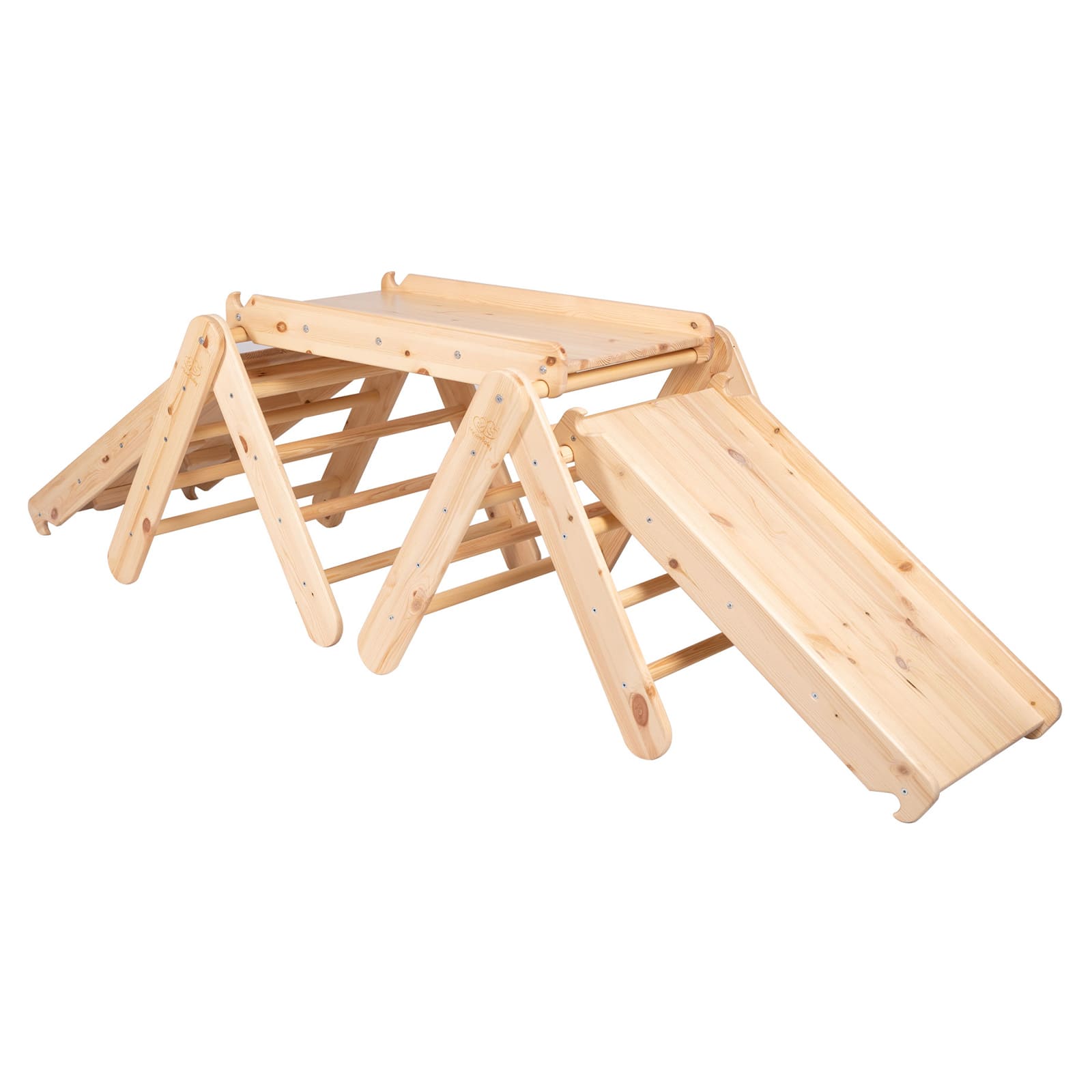 meowbaby-triangle-de-pikler-en-bois-rampe-double-face image 3
