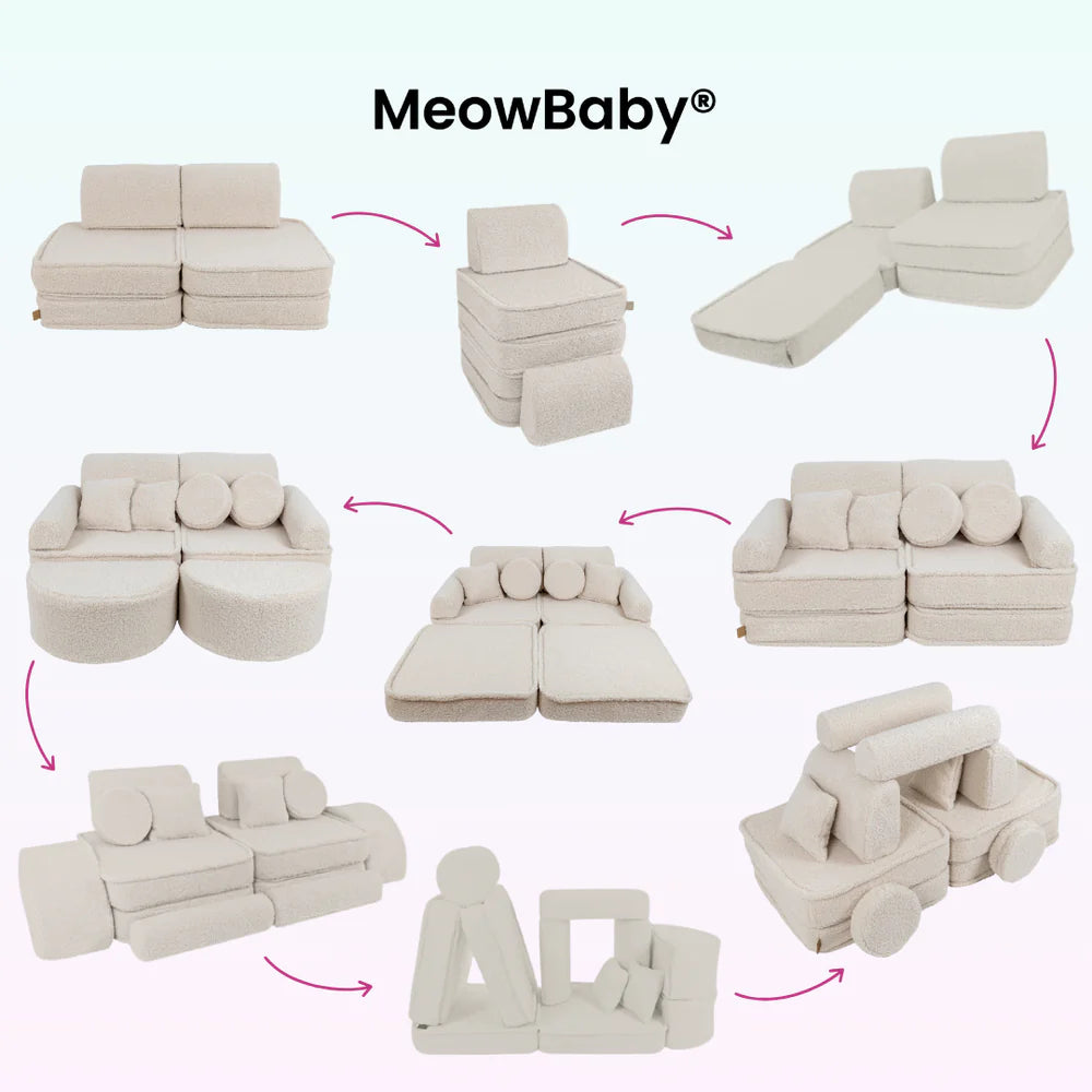 meowbaby-pocket-bearly-120cm-canap-de-jeu-modulable-12-pi-ces-en-peluche image 5