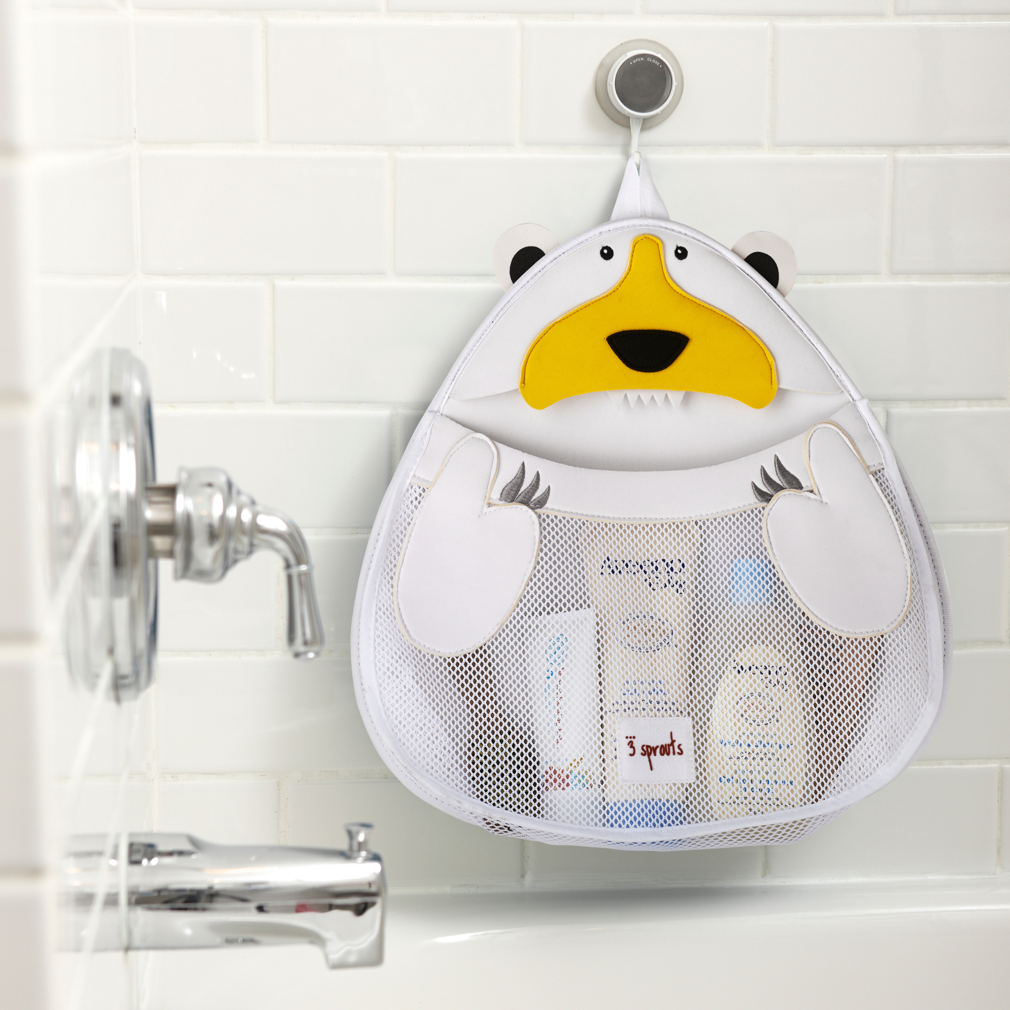 3-sprouts-rangement-de-bain-ours-polaire image 2