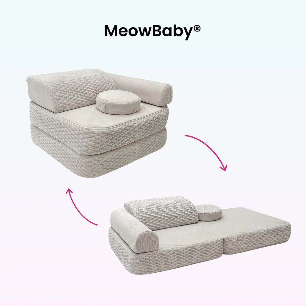 meowbaby-fauteuil-modulable-pocket-60-cm-chenille-dune-4-pi-ces image 3
